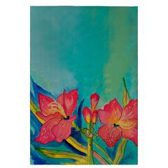 Pink Amaryllis Guest Towel