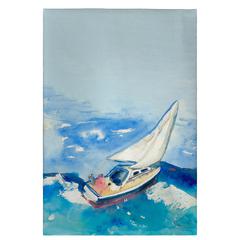 Betsy's Sailboat Guest Towel