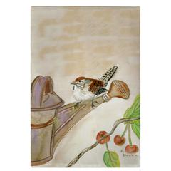 Carolina Wren Guest Towel