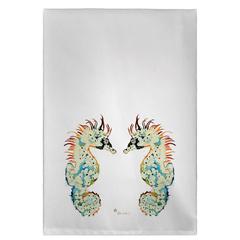 Betsy's Seahorses Guest Towel
