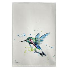 Green Hummingbird Guest Towel