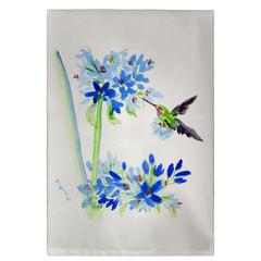 and Blue Flowers Guest Towel