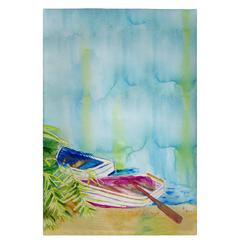 Watercolor Rowboats Guest Towel