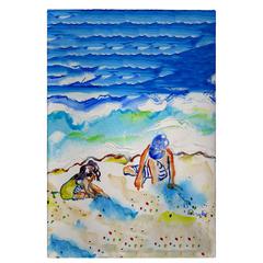Playing in the Sand Guest Towel