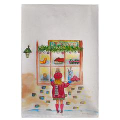 Girl At Window Guest Towel