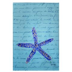 Blue Starfish Guest Towel