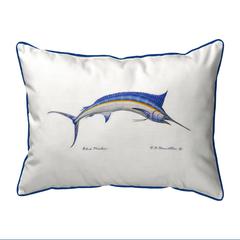 Blue Marlin Large Indoor/Outdoor Pillow 16x20