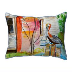 Betsy's Pelican Large Indoor/Outdoor Pillow 16x20