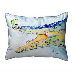 Crocodile & Frog Large Indoor/Outdoor Pillow 16x20