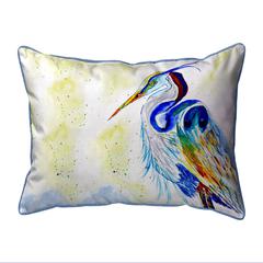 Watercolor Heron Large Indoor/Outdoor Pillow 16x20