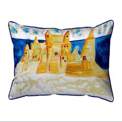 Sand Castle Large Indoor/Outdoor Pillow 16x20