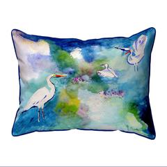 Three Egrets Large Indoor/Outdoor Pillow 16x20