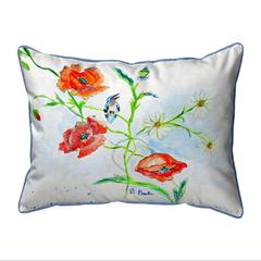 Poppies & Daisies Large Indoor/Outdoor Pillow 16x20