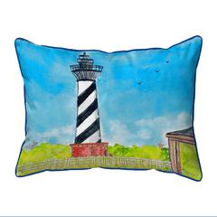 Hatteras Lighthouse Large Corded Indoor/Outdoor Pillow 16x20