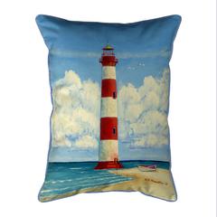 Tybee Lighthouse, GA Large Indoor/Outdoor Pillow 16x20