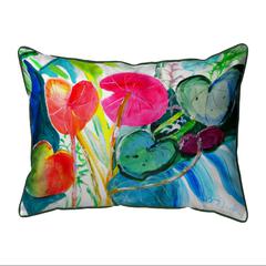 Cyclamen Plant Large Indoor/Outdoor Pillow 16x20