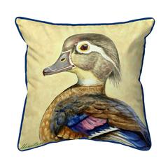 Mrs. Wood Duck Large Indoor/Outdoor Pillow 18x18