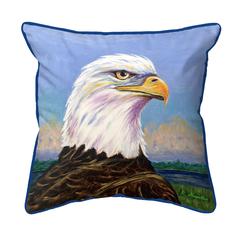 Eagle Portrait Large Indoor/Outdoor Pillow 18x18