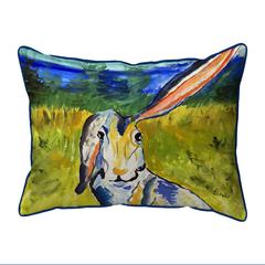 Rabbit Portrait Large Indoor/Outdoor Pillow 16x20