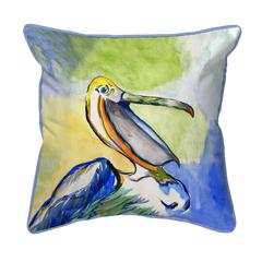 Happy Pelican Large Indoor/Outdoor Pillow 18x18