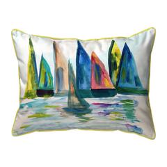 Sail With The Crowd Large Indoor/Outdoor Pillow 16x20
