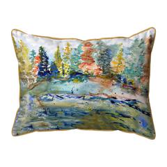 Turtle & Tiger Swallowtail Butterfly Large Indoor/Outdoor Pillow 16x20