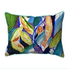 Gold Leaves Large Indoor/Outdoor Pillow 16x20