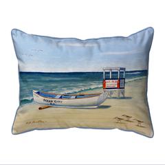 Ocean City Lifeguard Stand Large Indoor/Outdoor Pillow 16x20