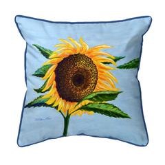 Sleepy Sunflower Large Indoor/Outdoor Pillow 16x20