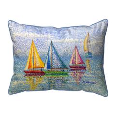 Sailboat Colors Large Indoor/Outdoor Pillow 16x20