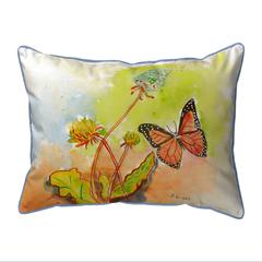 Orange Jellyfish Large Indoor/Outdoor Pillow 16x20