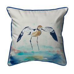 Betsy's Avocet Large Indoor/Outdoor Pillow 18x18