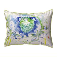 Spiny Puffer Large Indoor/Outdoor Pillow 16x20