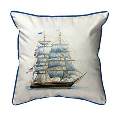 Whaling Ship Large Indoor/Outdoor Pillow 18x18