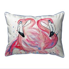 Betsy's Flamingos Large Indoor/Outdoor Pillow 16x20