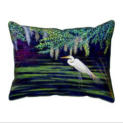 Egret Lagoon Large Indoor/Outdoor Pillow 16x20