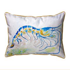 Blue Shrimp Large Indoor/Outdoor Pillow 16x20