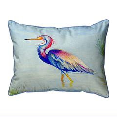 Tri-Colored Heron Large Indoor/Outdoor Pillow 16x20