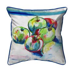 Green Apples Large Pillow 18x18