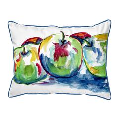Three Apples Large Pillow 16x20