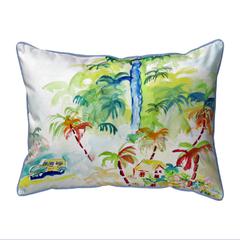 Colorful Palms Large Pillow 16x20