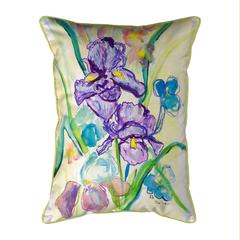 Two Irises Large Indoor/Outdoor Pillow 16x20