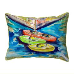 Kayaks Large Indoor/Outdoor Pillow 16x20