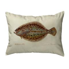 Flounder Small No-Cord Pillow 11x14