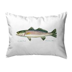 Speckled Trout Left Small Noncorded Pillow