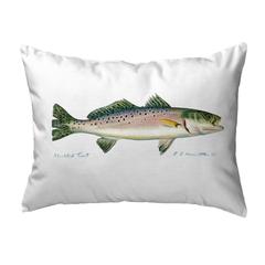 Speckled Trout Right Small Noncorded Pillow