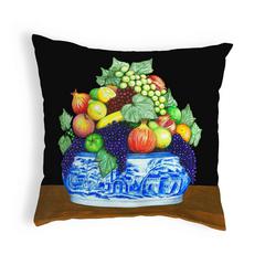 Fruit in Bowl Small Noncorded Pillow