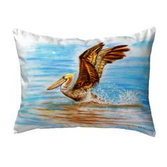 Flying Pelican Small Noncorded Pillow