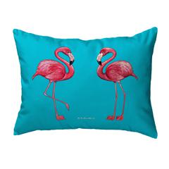 Flamingo Tiled Noncorded Indoor/Outdoor Pillow 11x14