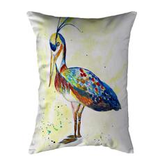 Fancy Heron Noncorded Indoor/Outdoor Pillow 11x14